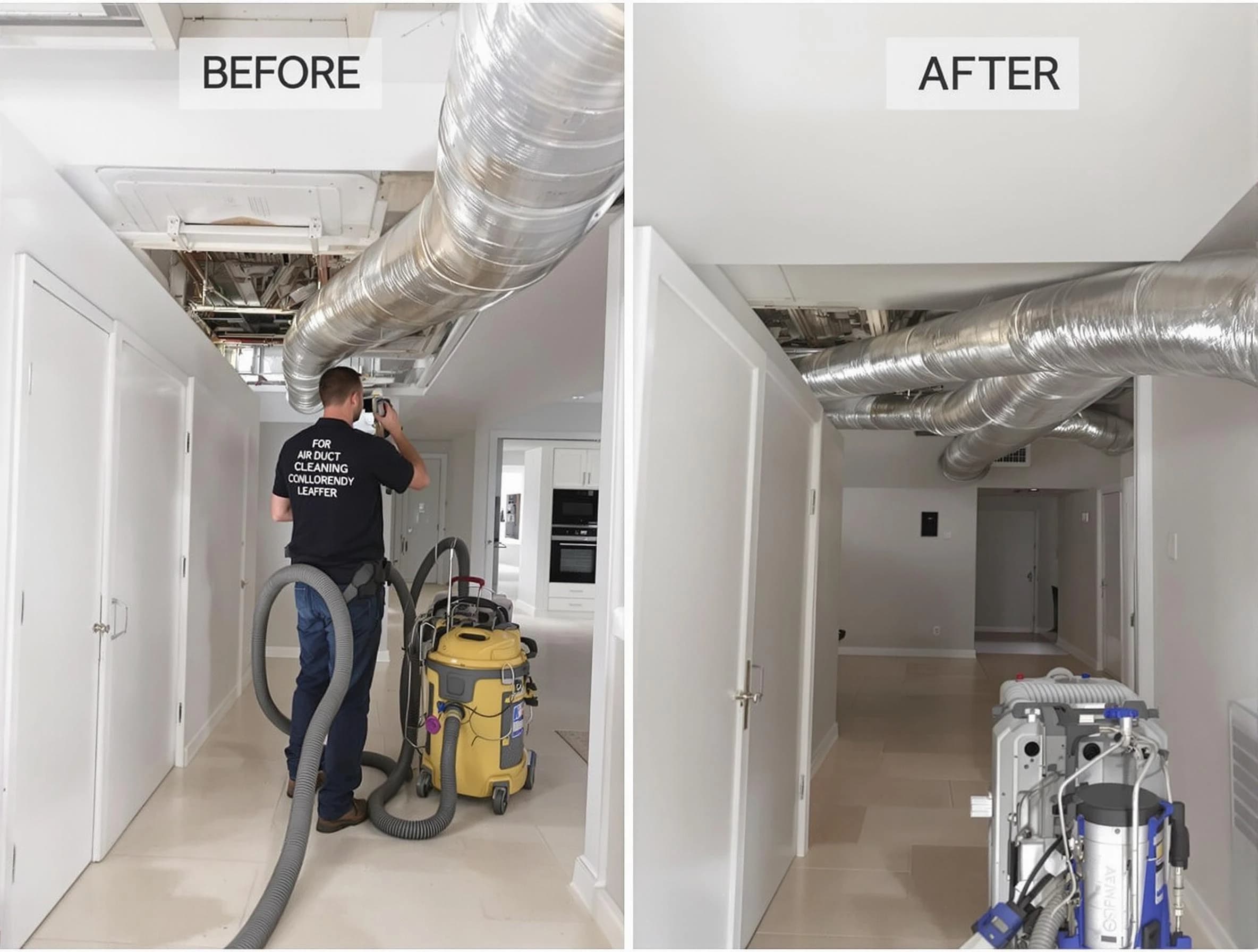 Santaquin Air Duct Cleaning professional performing thorough air duct cleaning in Santaquin