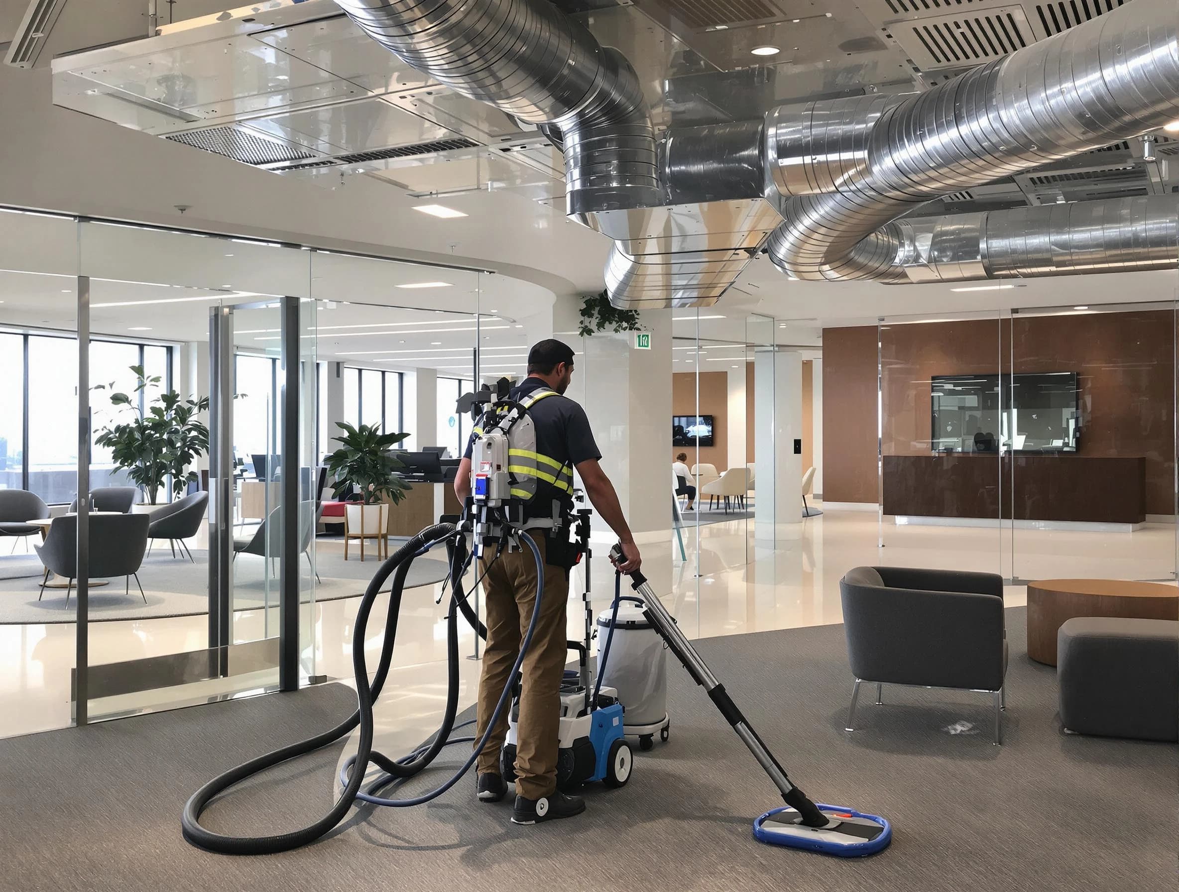 Commercial duct cleaning service by Santaquin Air Duct Cleaning in Santaquin