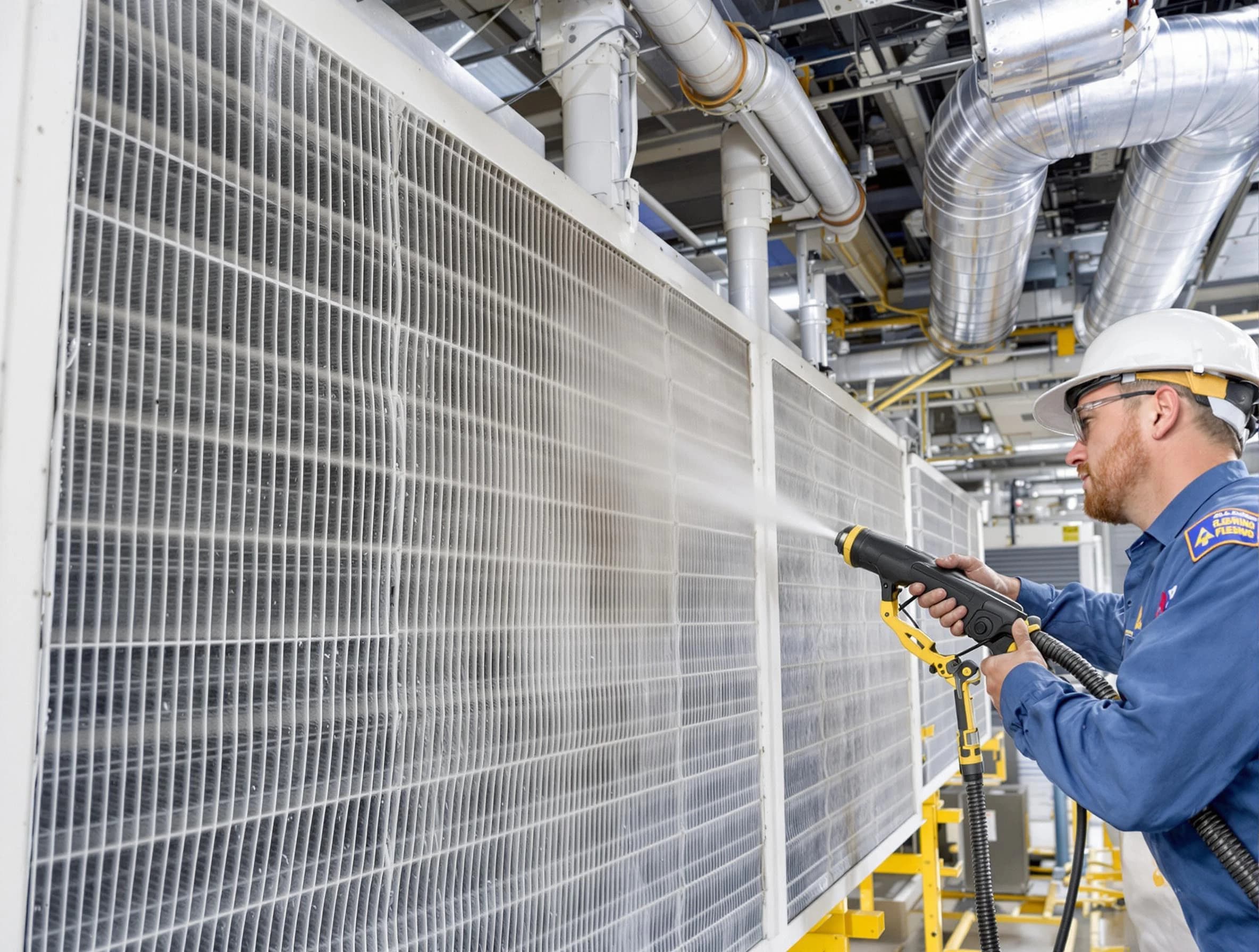 Professional commercial coil cleaning by Santaquin Air Duct Cleaning in Santaquin