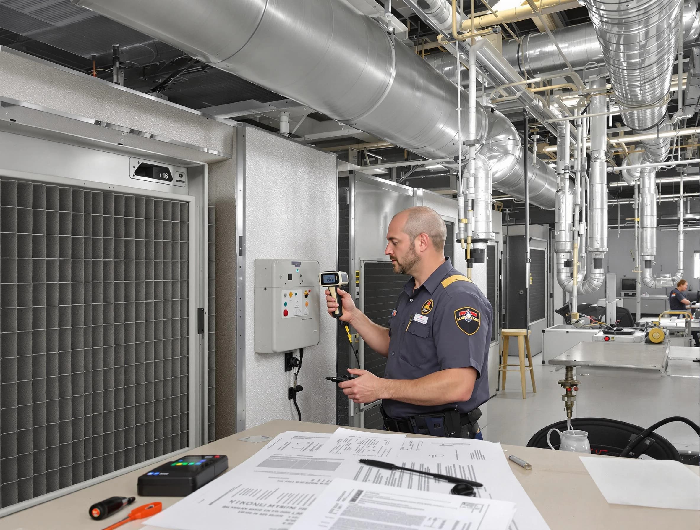 Professional filter system inspection by Santaquin Air Duct Cleaning in Santaquin