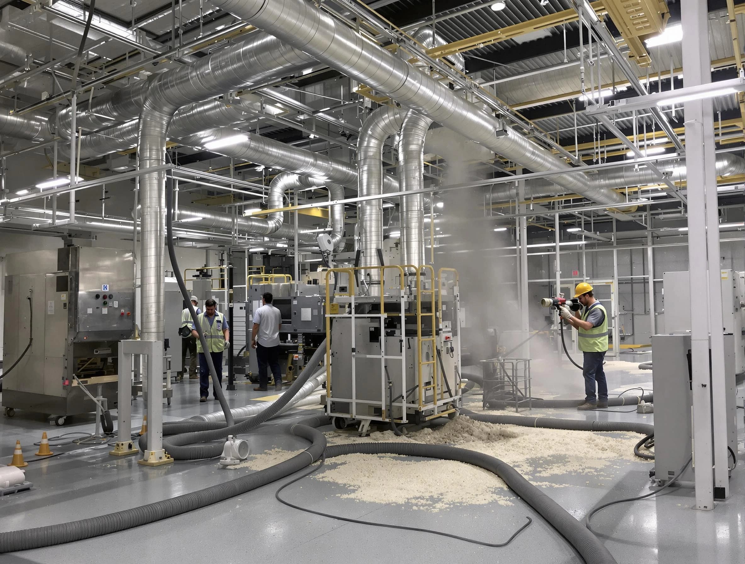 Heavy-duty industrial duct cleaning by Santaquin Air Duct Cleaning in Santaquin