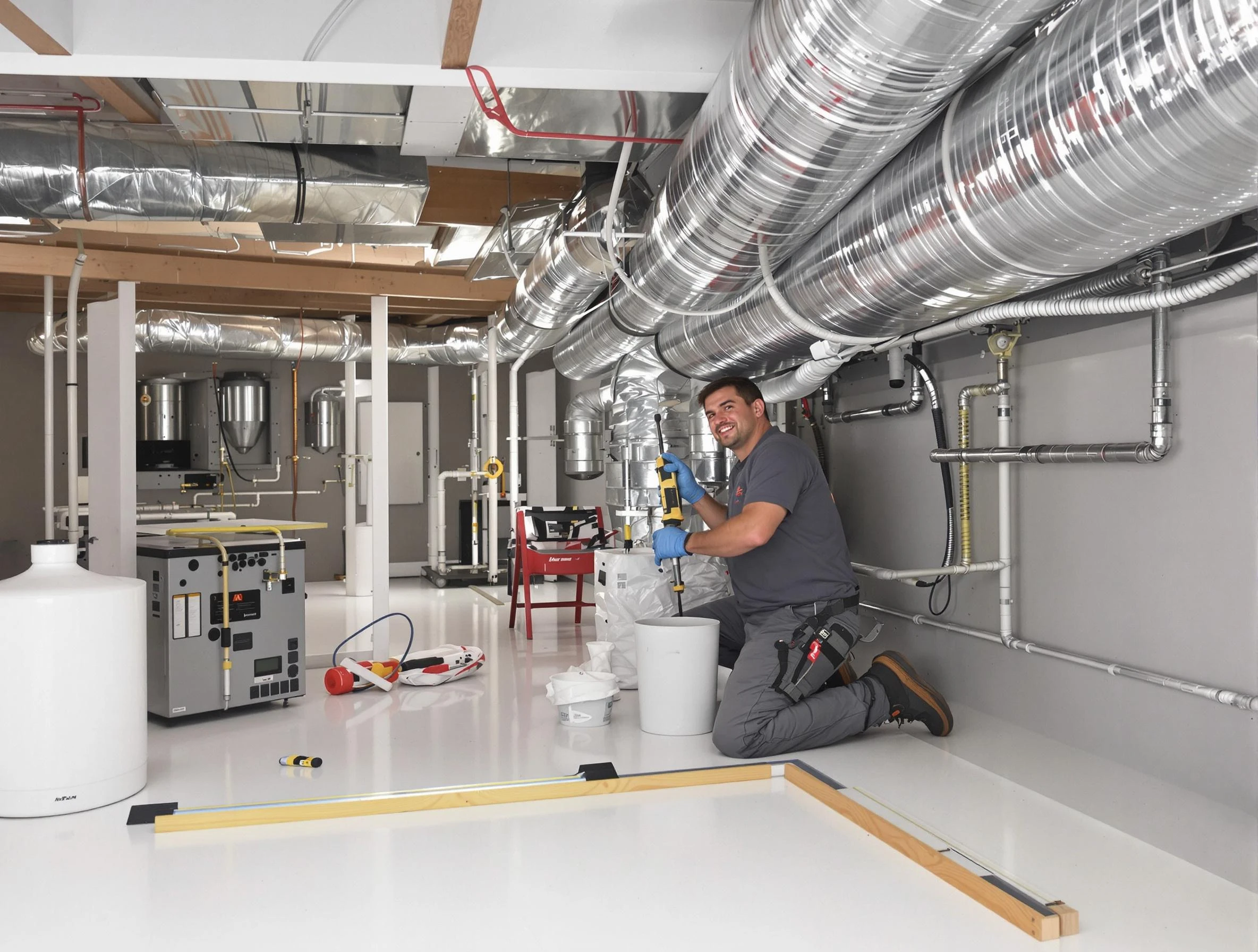 Professional duct sealing service by Santaquin Air Duct Cleaning in Santaquin
